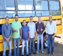 VEREADORES PARTICIPAM DE ENTREGA DE DOIS NIBUS ESCOLAR PARA JUSCIMEIRA