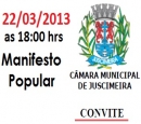 Manifesto Popular - Dia: 22/03/2013